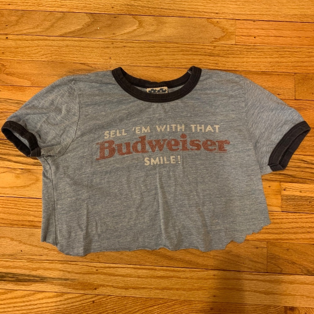 Cropped Budweiser Top